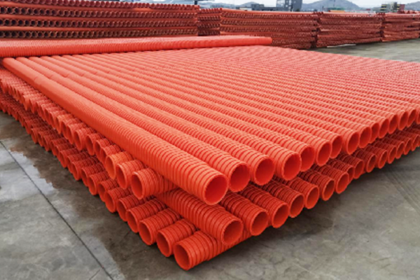 兴义质优聚乙烯（改性无水磷石膏）双波峰增强排水管价格